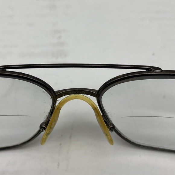 Safilo Elasta 7126 2HH Gunmetal Aviator Eyeglasses Frame 60-17-3-1 - Picture 8 of 11